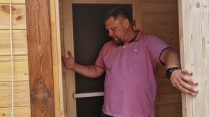 Каркасная баня 2,4х3,0. Самая компактная банька в нашей линейке.