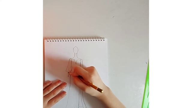 (Lesson 58)How to draw fashion illustration/(Урок 58)Как нарисовать эскиз одежды смотреть онлайн