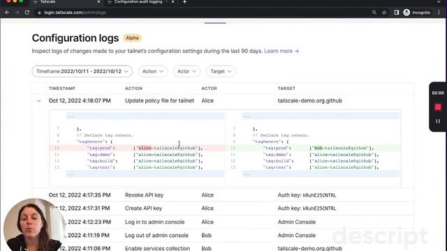 Configuration Audit Logging смотреть онлайн