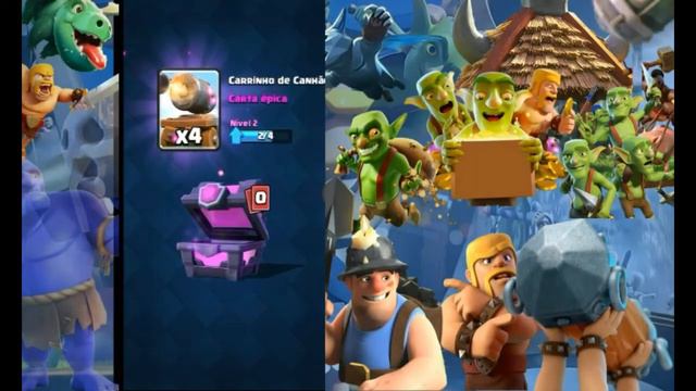 ABRINDO 8 BAÚS MÁGICOS de GRAÇA!! , GANHEI LENDÁRIA!! - Clash Royale! смотреть онлайн