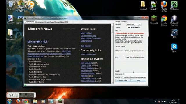minecraft cracked 1.6.1 install tutorial смотреть онлайн