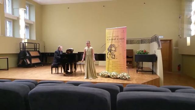 Ц. Кюи, сл. А. Пушкина "Царскосельская статуя". Исп. Вера Денисова. 11 лет. смотреть онлайн