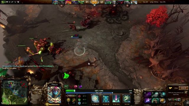 Terrorblade Betraying Oracle mid-fight - Dota 2 смотреть онлайн