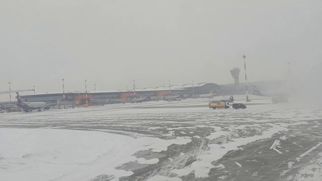 Вид из А380. Москва Шереметьево.