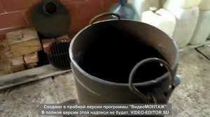 Подготовка к покраске и покраска огнестойкой эмалью чугунных печей "буржуек"