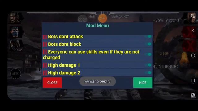 MORTOL KOMBAT MOBILE| МОД МЕНЮ С ОНЛАЙНОМ смотреть онлайн