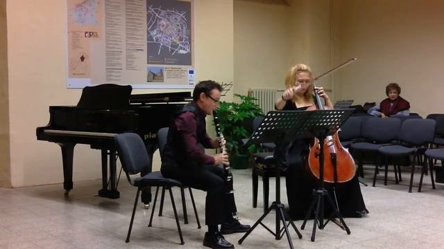 Clarinet and Cello Music. "Pregón de Danza" by Georgina Sánchez. Santor Gilort Duo смотреть онлайн