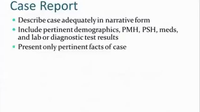 7E - How to Write a Case Report - Commander Dennis Spence смотреть онлайн