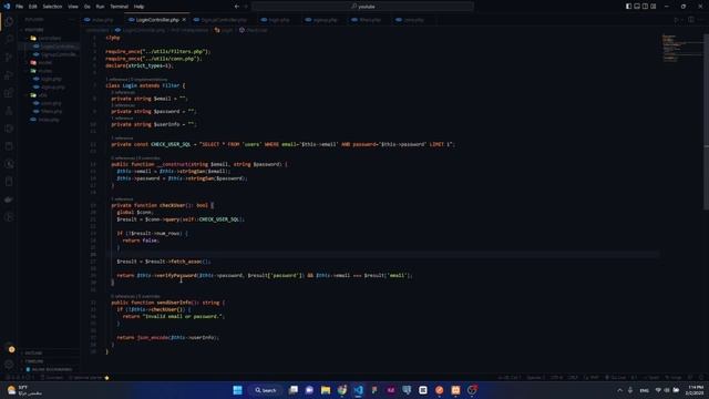 تطوير Backend باستخدام PHP (Login/Signup system) смотреть онлайн