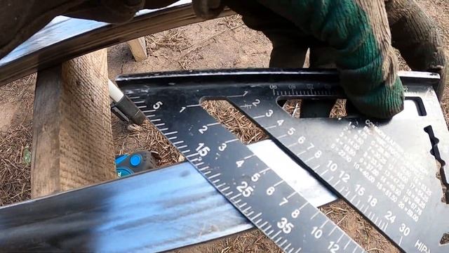 Козырёк на калитку своими руками. Схема. Подготовка металла. смотреть онлайн