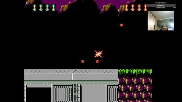 Super Contra 8 (NES Famicom) co-op с Александром Пустоваловым (FULL GAME)