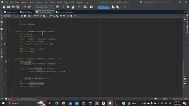 Proyecto final programacion III, Tablas Hash en Interfaz Gráfica en Java смотреть онлайн