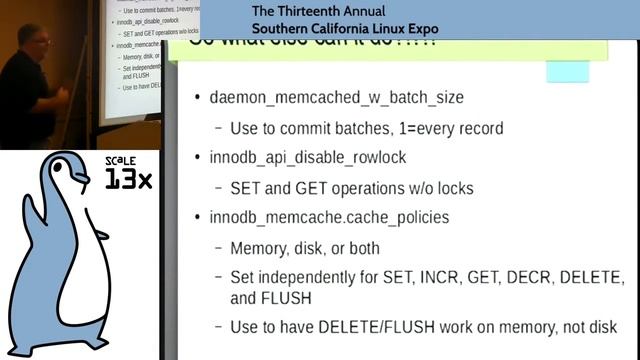 [SCaLE 13x] Dave Stokes | MySQL's NoSQL: Best of Both Worlds on One Set of Disks смотреть онлайн