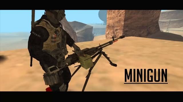 GTA San Andreas - Pack Realistic Military Weapons смотреть онлайн
