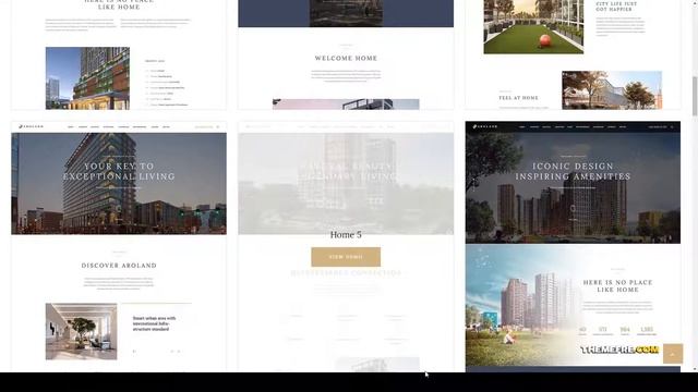 Aroland - Single Property Landing Page WordPress Theme modern real estate Rui смотреть онлайн