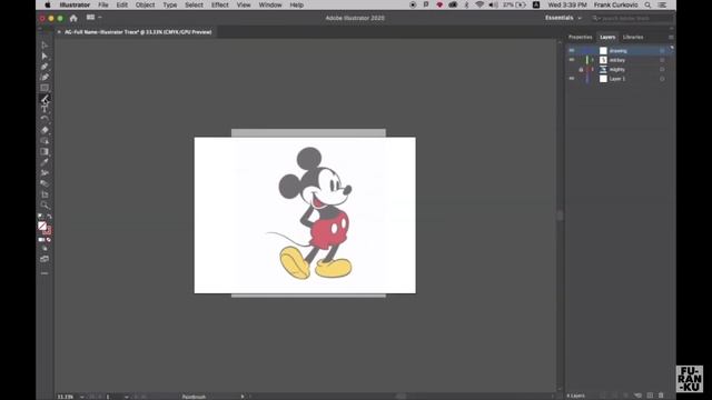 How to Draw Over a Photo Using Adobe Illustrator CC смотреть онлайн