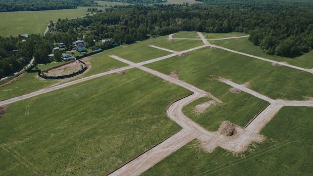 Рузская долина с высоты. Ближний вид смотреть онлайн