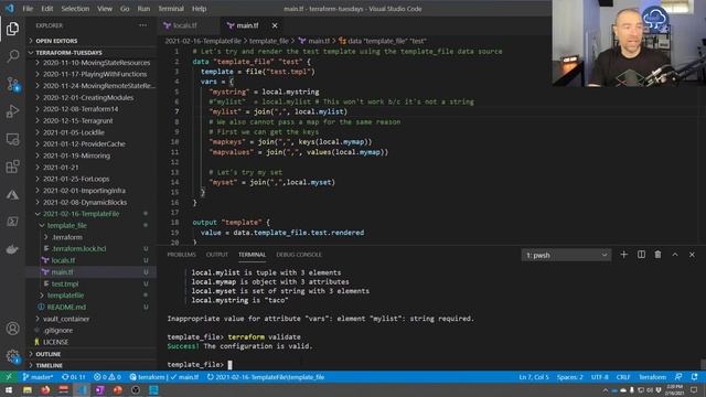 Using templatefile in Terraform смотреть онлайн