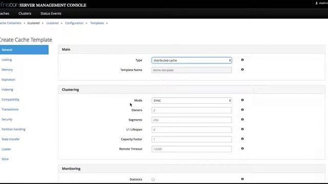 Adding a new cache configuration template to Infinispan cluster смотреть онлайн