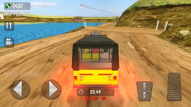Offroad Tourist Tuk Tuk Rickshaw । Auto Rickshaw Racing Taxi Driving Game । Android Gameplay смотреть онлайн