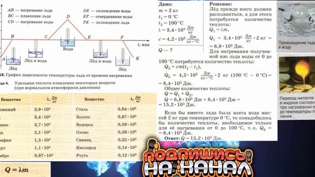 #15 Удельная теплота плавления смотреть онлайн