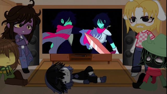 •-Deltarune react to video.-• смотреть онлайн