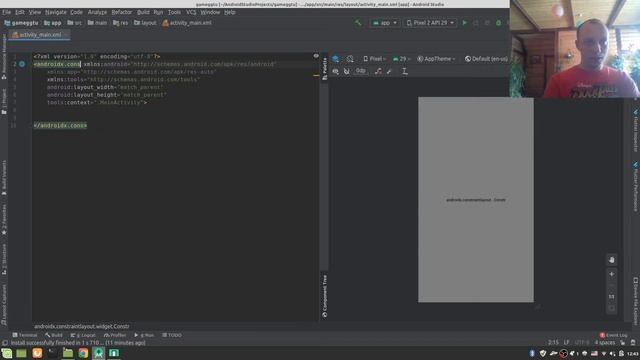 Можаев А.А. Видео-лекция. Разработка мобильного приложения для Android. Создание макета. смотреть онлайн