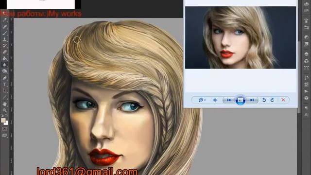 Рисуем, онлайн, Draw. online, Photoshop, рисую, смотреть онлайн