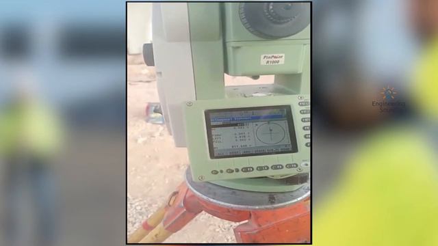 Leica 1203 Total Station Complete Training Video at construction site смотреть онлайн