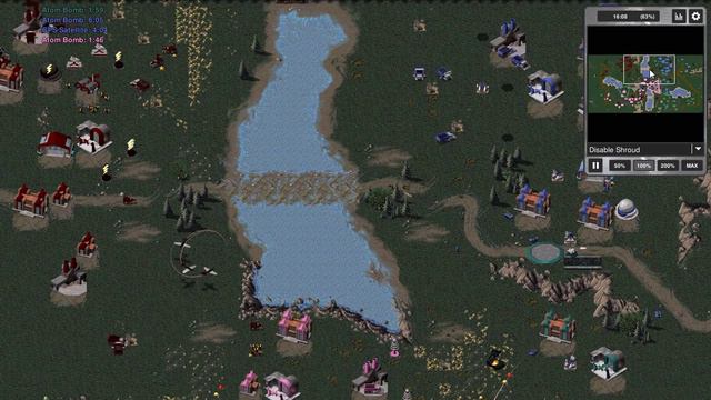 Tesla shock [2 vs 2] OpenRA - C&C Red Alert 1 смотреть онлайн