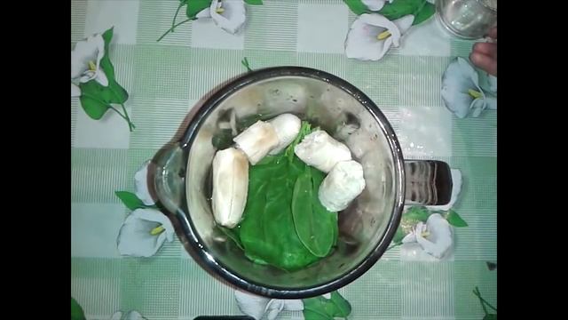 Очень Вкусный Коктейль с Малиной, Финиками и Шпинатом/Сocktail with raspberries, figs and spinach смотреть онлайн