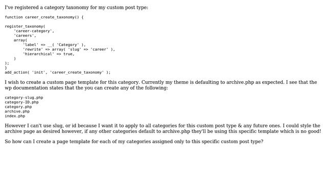 Wordpress: Custom page template for category taxonomy смотреть онлайн