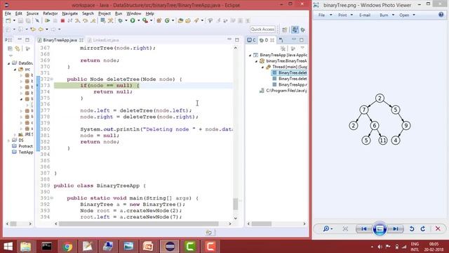 Binary Tree in Java - 20: Delete the Binary Tree смотреть онлайн
