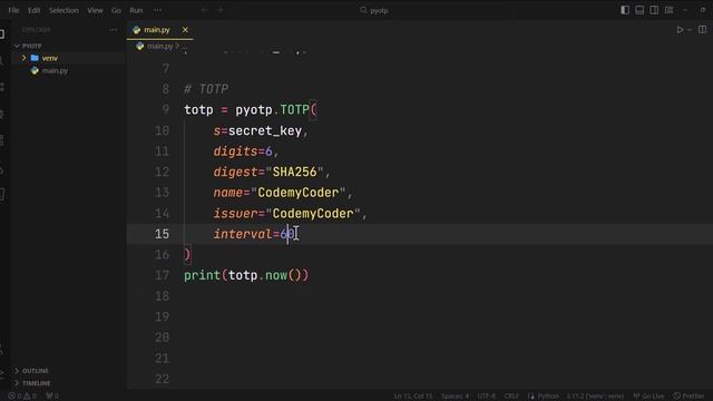 Generate Secret Key Using Python | 2FA OTP Using Python pyotp lib смотреть онлайн