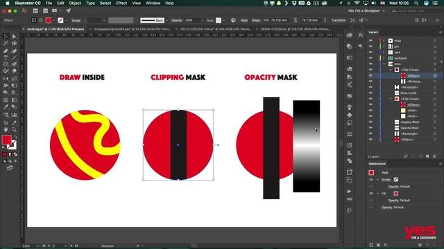 Masking in Adobe Illustrator CC смотреть онлайн