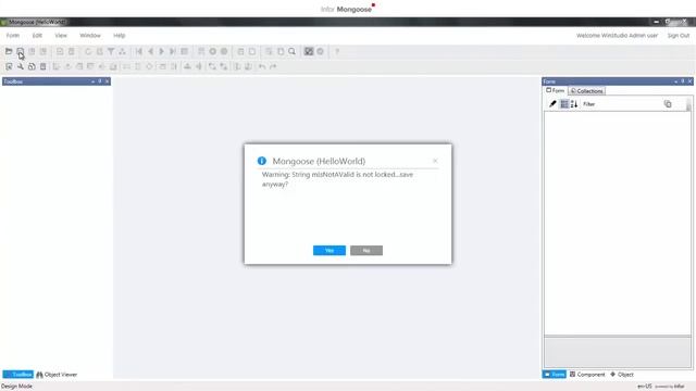 Infor Mongoose Hello World Part 5 of 6 смотреть онлайн