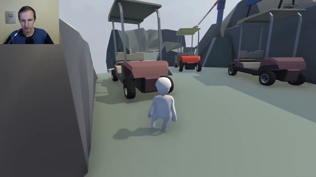 МОЛОЧНЫЙ ЧЕЛОВЕЧЕК ИГРАЕТ В ГОЛЬФ | HUMAN: FALL FLAT - FACTORY #26 смотреть онлайн