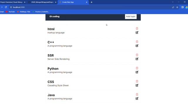 Next.js CRUD OPERATION WITH MONGODB смотреть онлайн