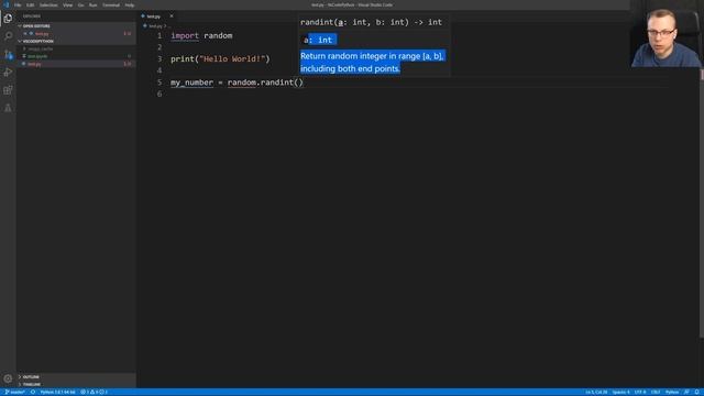 Visual Studio Code: Vorstellung und Settings für Python смотреть онлайн
