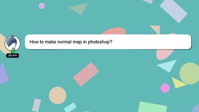 How to make normal map in photoshop? смотреть онлайн