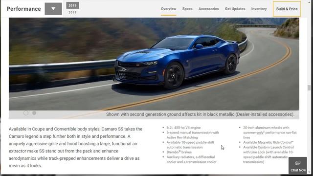2019 Chevrolet Camaro 1SS Coupe with Wicker Package and Sway Bar Upgrade - Build & Price Review смотреть онлайн