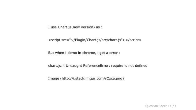jQuery : Uncaught ReferenceError : require is not defined - Chart.js смотреть онлайн