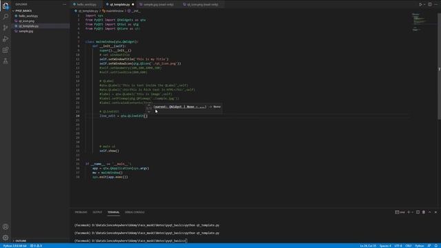 QLineEdit | PyQT Desktop App Tutorial смотреть онлайн