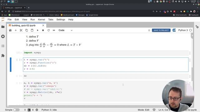 ME5180 - Building Quiz_02 (+SymPy intro) смотреть онлайн