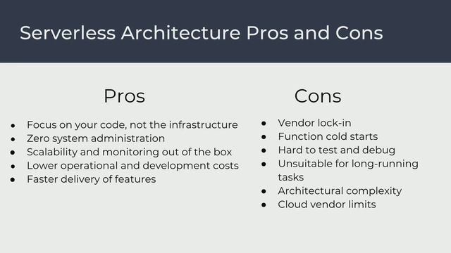 Введение в Serverless архитектуру. Илья Охотников смотреть онлайн