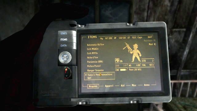 Fallout New Vegas Unique Weapons - Vances 9mm Submachine Gun смотреть онлайн