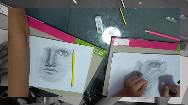 РИСОВАНИЕ С ДЕТЬМИ. ШТРИХОВКА. Мужское лицо. смотреть онлайн