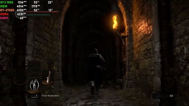Dark Souls REMASTERED: GTX 1080 • RYZEN 7 2700X Max Settings 1080P (60FPS) смотреть онлайн