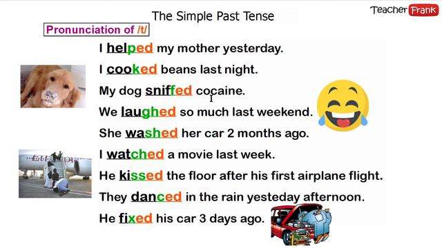 The Simple Past Tense and its pronunciation смотреть онлайн