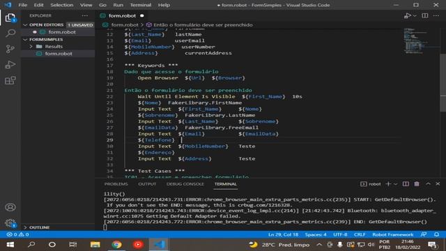Aprenda Robot Framework (Kickoff) - Tutorial 12 - Gerando Massa Dinâmica (FakerLibrary) смотреть онлайн